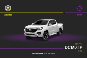 New BOOT protocol for Delphi DCM7.1P: new-generation diesel pick-ups.