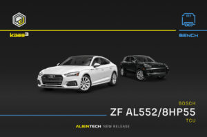 Nuovo protocollo BENCH per TCU Bosch ZF AL552/8HP55 – Audi, Porsche e Volkswagen.