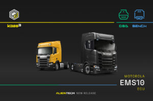 Nuovi protocolli OBD e BENCH per Motorola EMS 10 – Scania.